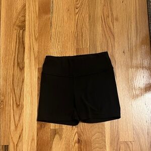 Athleta Jet Black Girls Athletic Shorts